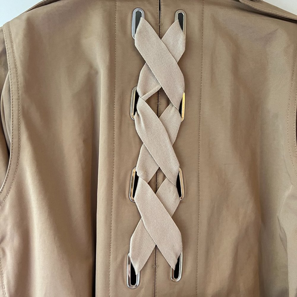 Sandro Gabriela Trench Coat in Classic Tan - Picture 4 of 8